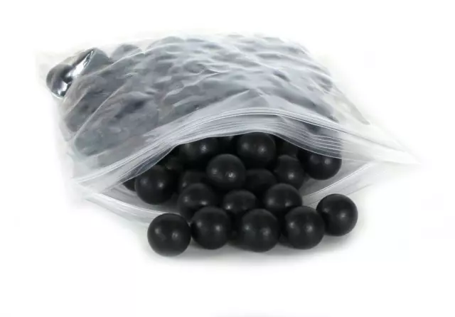 100 x .68 Cal Rubber Training Balls for Paintball