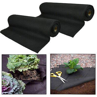 Garden Weed Control Fabric Membrane Ground Sheet Cover Decking Landscaping