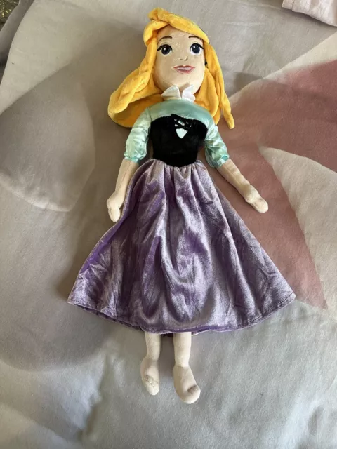 Disney Store Princess Briar Rose  Aurora soft plush doll toy Sleeping Beauty