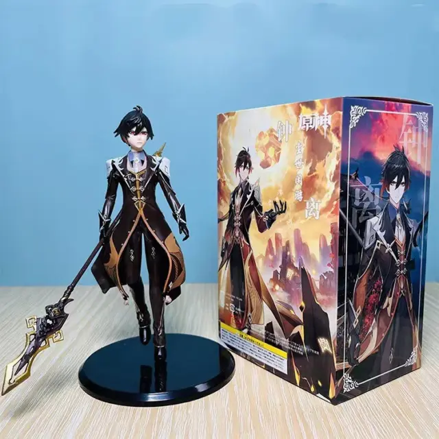 Hot sale Genshin Impact Zhongli boxed hand operated game model decoration gift