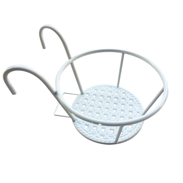 eisen blumentopf halter hängen geländer pflanzer metall anlage stehen