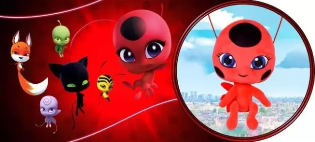 STORE CLOSING🔥 Miraculous Ladybug cat Noir TIKKI kwami  plush cosplay accessory