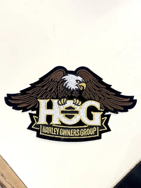 Eagle 🦅 Gold/Brown Patch ~ Harley Davidson Owners Group HOG H.O.G.