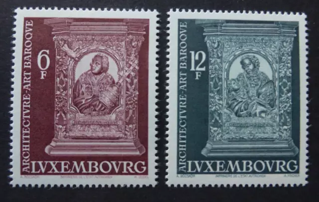 Luxembourg 1977 Baroque Architecture (MNH)