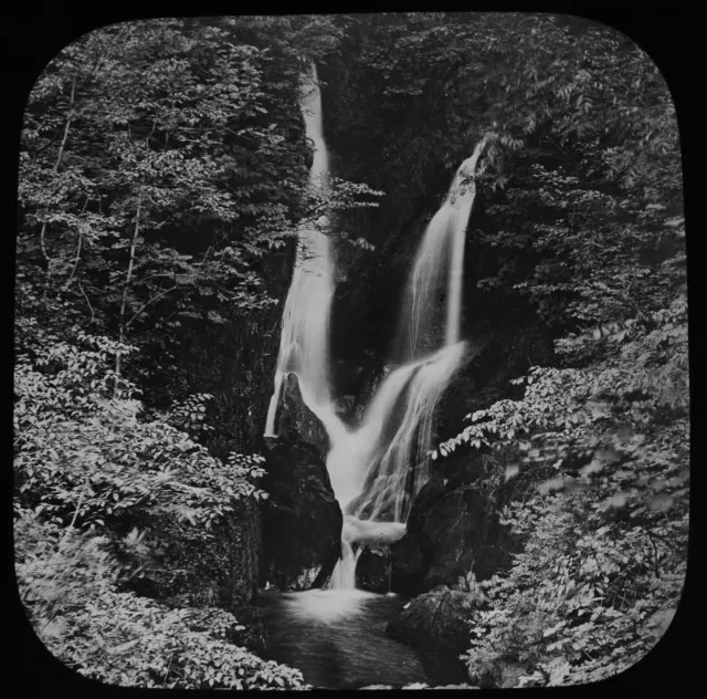 STOCK GILL FORCE THE LAKE DISTRICT Magic Lantern Slide C1887 PHOTOGRAPH