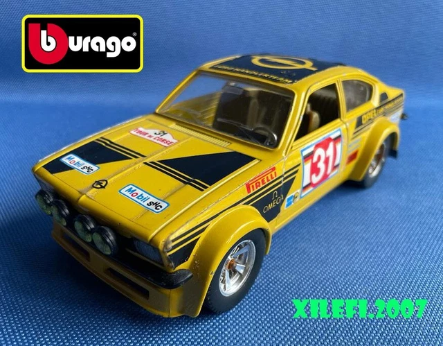 Miniature Burago 1/24 - Opel Kadett GT/E - Rallye Tour De Corse - Occasion