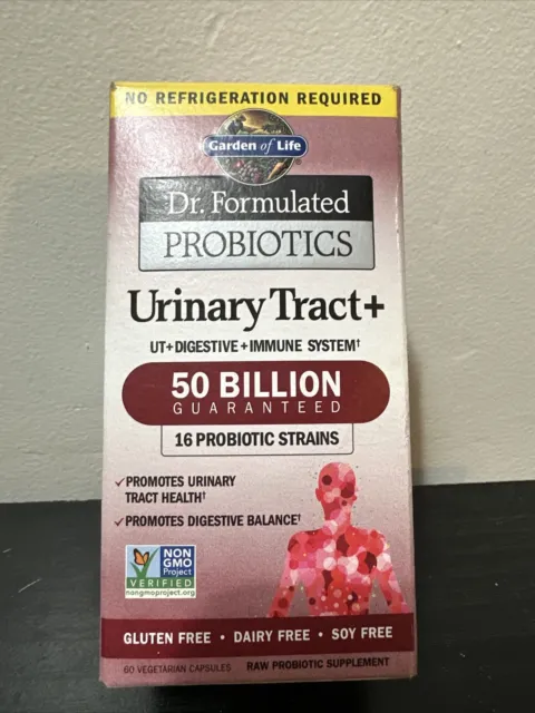 Dr. Formulated Probiotics, Urinary Tract+, 60 Vegetarian Capsules Exp 12/2023