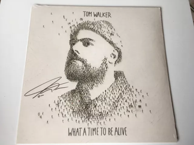Tom Walker Signed What A Time To Be Alive  (New Black Vinyl Lp)