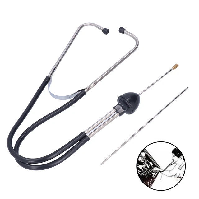 Sonarscopio cilindro meccanico automatico acciaio e tubo in PVC strumento diagnostico motore