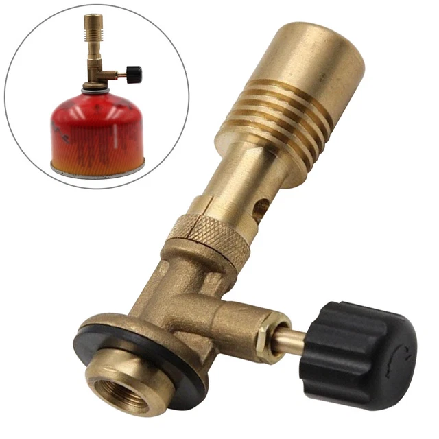 PORTABLE BRASS PROPANE Gas Bunsen Burner for Camping School Laboratory