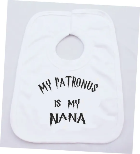 Personalised My Patronus Is My Nana Harry Potter Funny Cotton Baby Vest Or Bib