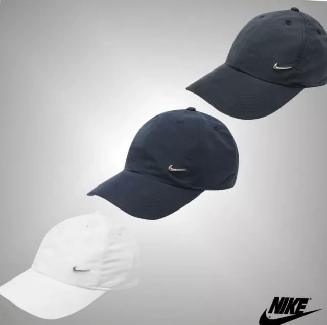 Nike Mens/Kids Metal Swoosh Cap Baseball Hat Nike Logo Adjustable Nike Logo Golf 2