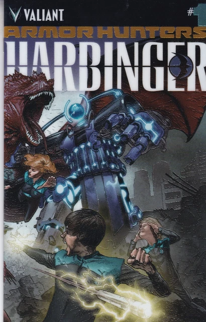 Valiant Comics Armor Hunters Harbinger #1 Jul 2014 Chromium Same Day Dispatch