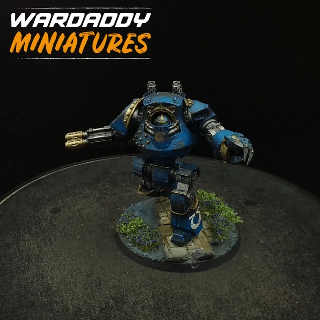 Forge world Ultramarines contemptor class dreadnought Rare Oop Warhammer 30k 40k