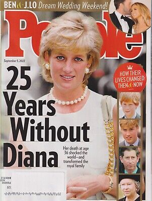 PEOPLE SEPTEMBER 5, 2022 25 Years Without Princess Diana (Magazine ...