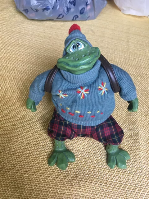 Resin Bean Bag Sweater Backpack Frog Kathleen Kelly Critter Factory