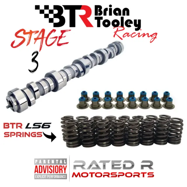 BTR LS Truck Stage 3 Camshaft Kit Brian Tooley Cam LS6 Springs Hat Seals 5.3 6.0