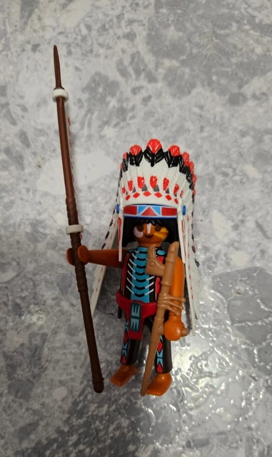 PLAYMOBIL Indio Sioux – Figura Suelta En Bolsa Transparente, Serie Direct Service, A Partir De 4 Años