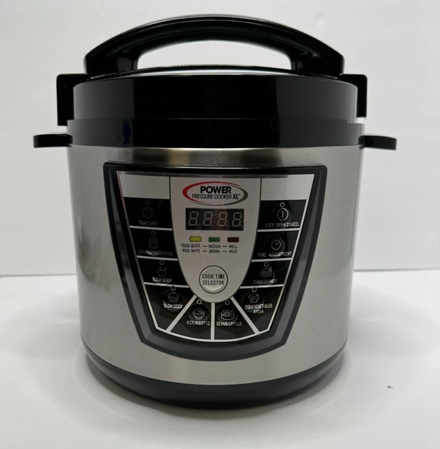 Power Pressure Cooker XL 6-Qt. Quart One Touch Cooking As Seen On TV PPC770  used