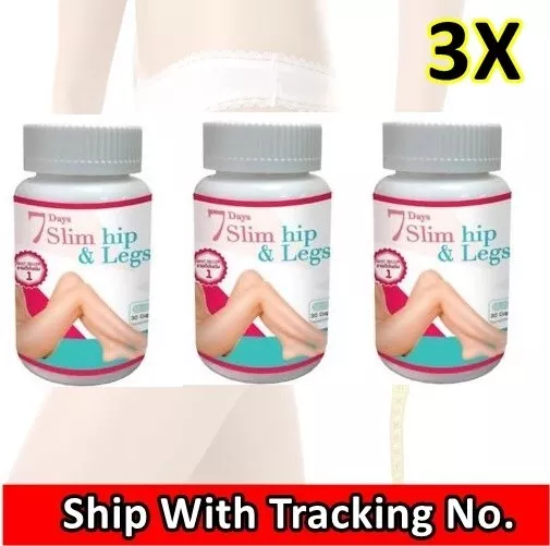 3X Hip & Legs Burner 7 Days Slim Herbal Weight Control Natural Extract Supplemen