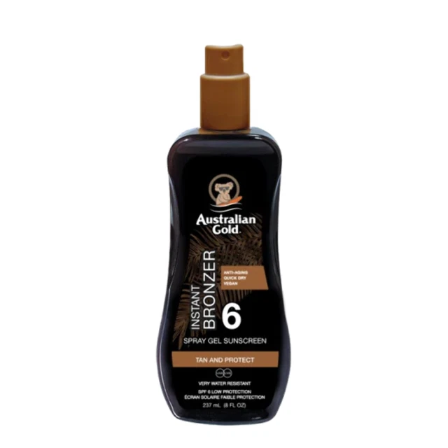 SPF 6 Spray Gel With Bronzer Australian Gold