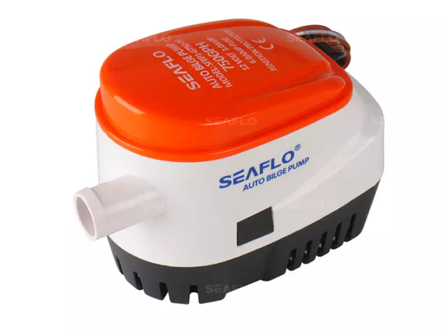 Automatic 24V Bilge Pump 750Gph With Internal Float Switch Auto Water Boat