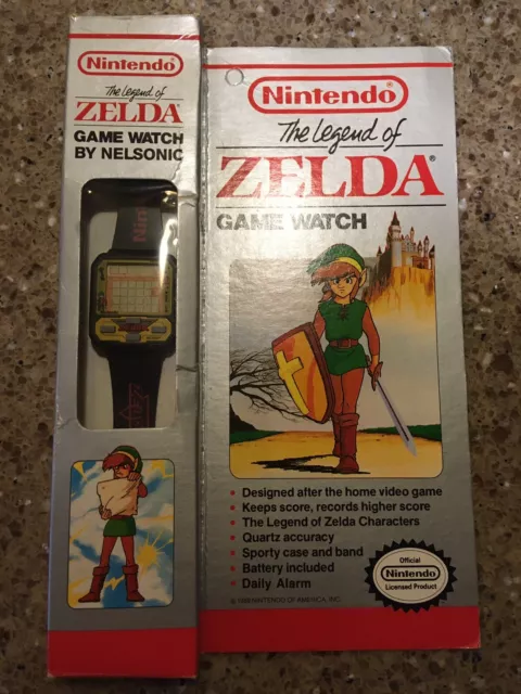 Brand New Vintage The Legend Of Zelda Link Game Watch Nelsonic 1989 Nintendo