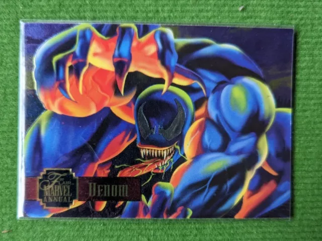 1995 Flair Marvel Annual Insert PowerBlast Venom #3 trading card 