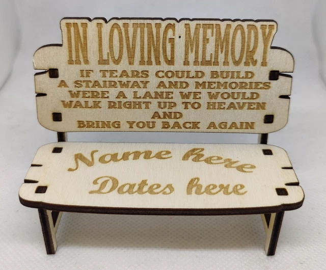 Targa commemorativa regalo in memoria d'amore