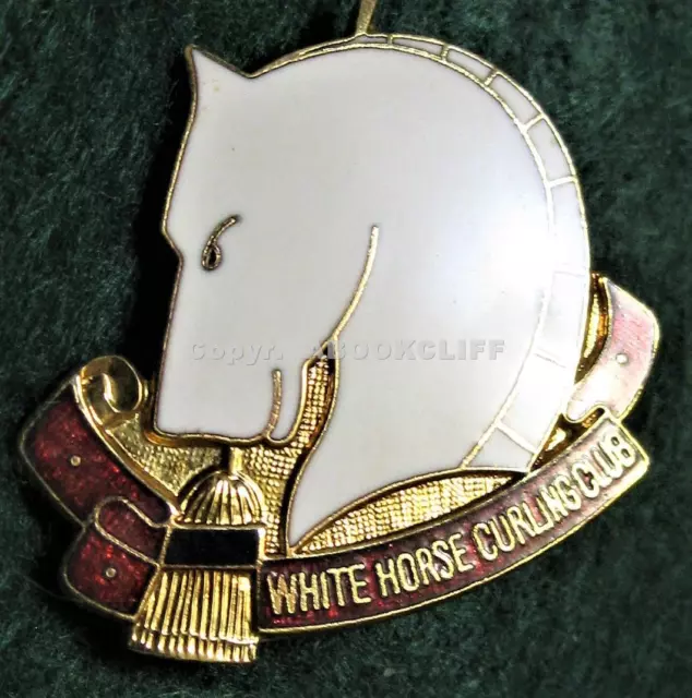 WHITEHORSE CURLING CLUB PIN YUKON CANADA Mint 2