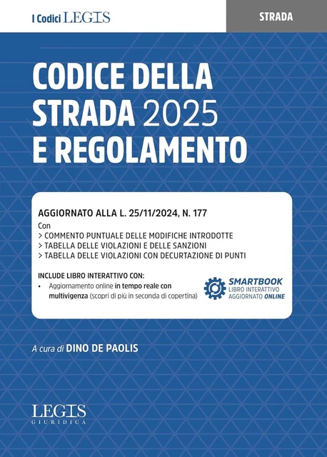 CODICE DELLA STRADA 2025 e regolamento [Paperback] [Dec 16, 2024] De ...