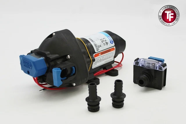 Jabsco Par Max 3 Pressure-Controlled Pump 31395-2524-3A 11 LPM 24 Volt D.C
