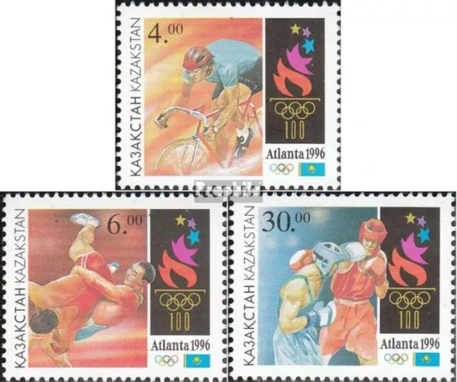 kazakhstan 123-125 unmounted mint / never hinged 1996 Olympics Games the Modern