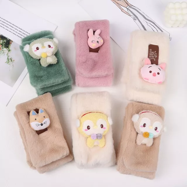 Outdoor Soft Cartoon Neck Scarves Warm Faux Fur Scarf Children Scarf