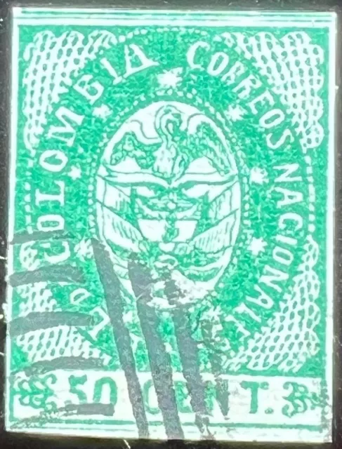 Kolumbien 1865: Arms of Colombia Mi:CO 31I