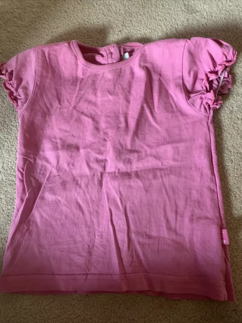 Jojo Maman Bebe Pink T Shirt 2-3