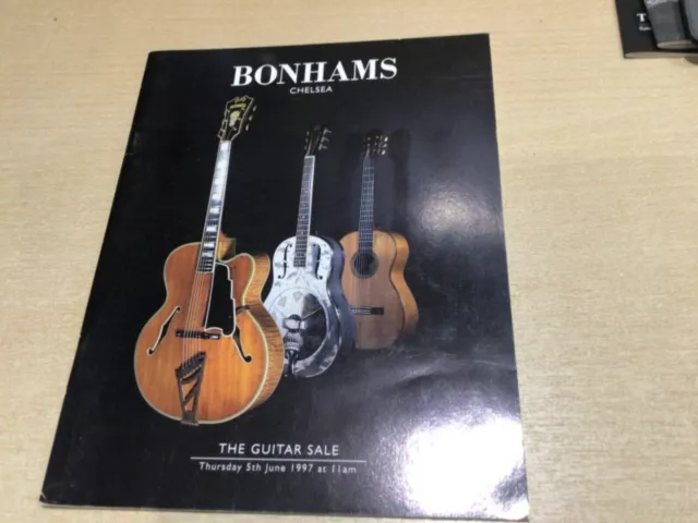 Catálogo de venta de guitarra Bonhams Chelsea 5 de junio de 1997