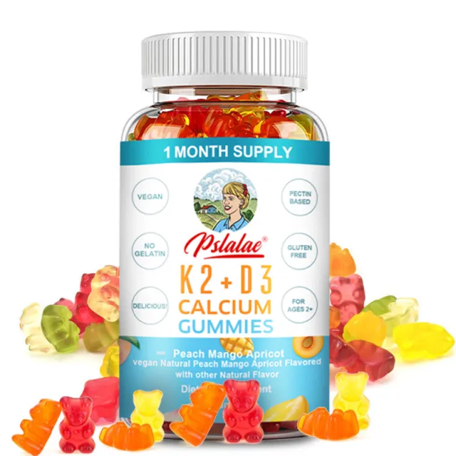 Gomitas De Calcio Con Vitamina K2 + D3: Salud Ósea E Inmune Para Niños Y Adultos