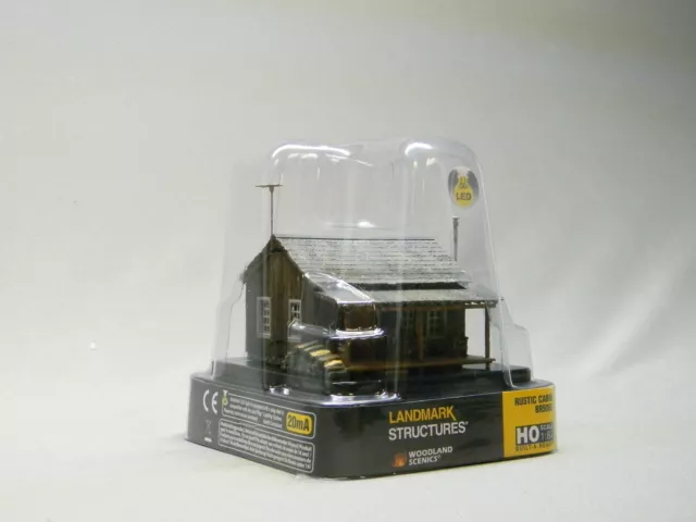 WOODLAND SCENICS HO SCALE RUSTIC CABIN building landscape scenery WDS5065 NEW