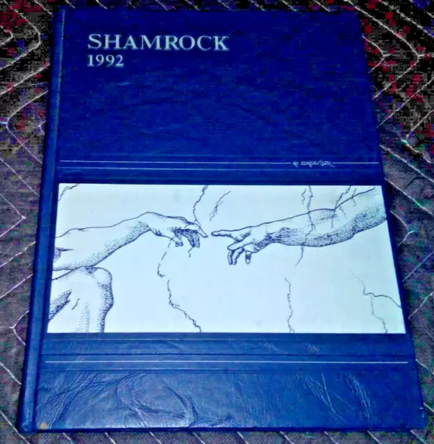 1992 CATHOLIC CENTRAL Detroit MI HIGH SCHOOL YEARBOOK Shamrock UNSIGNED