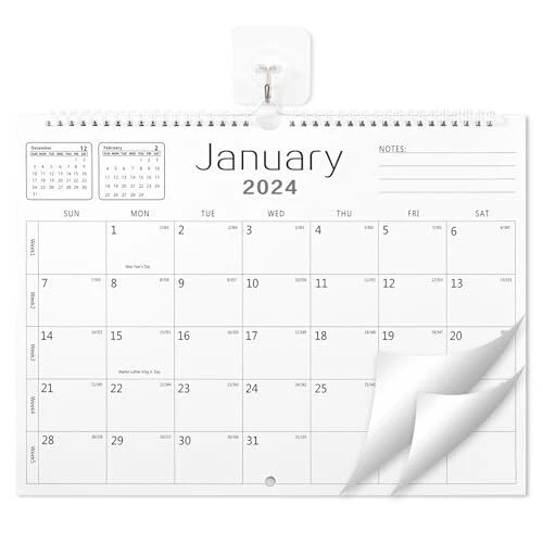 WALL CALENDAR CALENDAR 20242025 from Jan. 2025 to Jun. 202518 Months