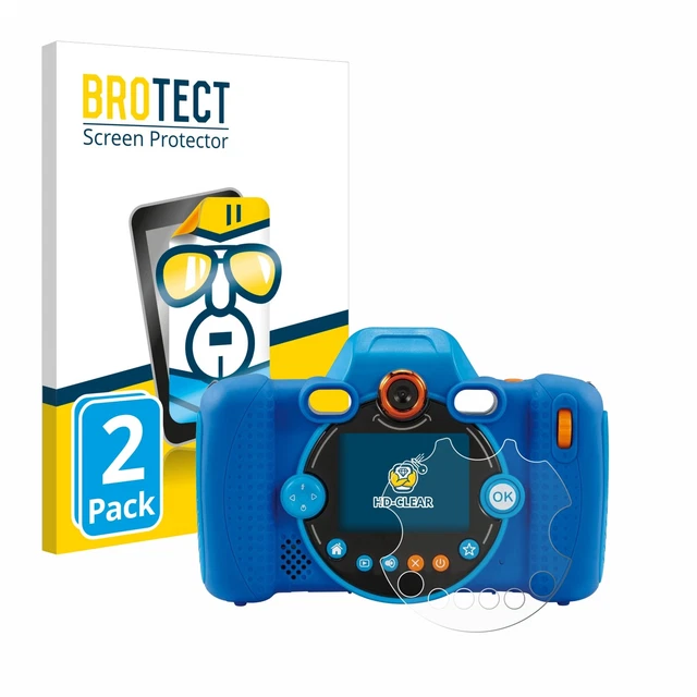 Protection écran Verre Hybride Brotect AirGlass Pour Canon EOS 2000D - Anti-rayures 9H, Anti-empreintes, Pose Facile Sans Bulles