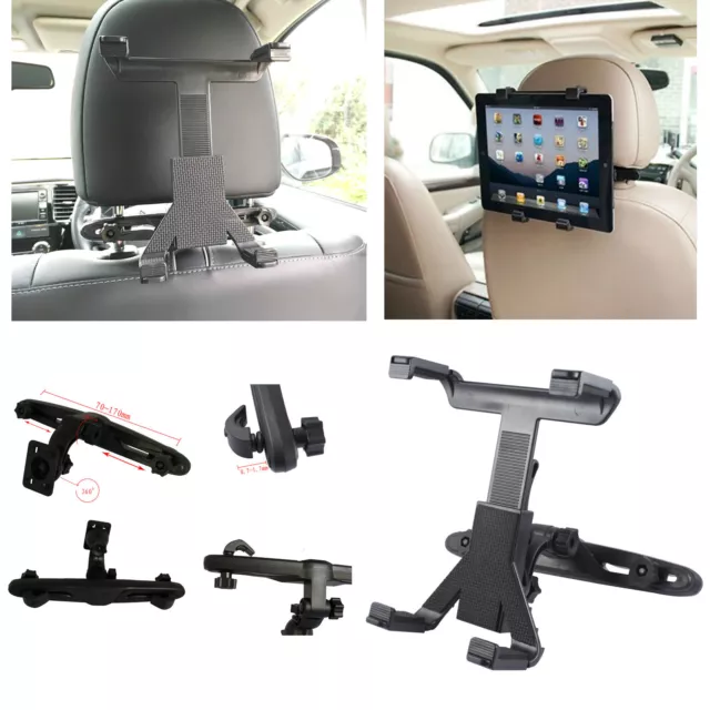 Universal In Car Back Seat Headrest Holder Mount Cradle For Ipad Tablet Samsung