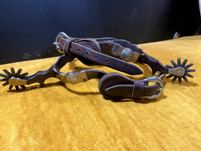 Western Spurs by David Andrews with Spur Leathers