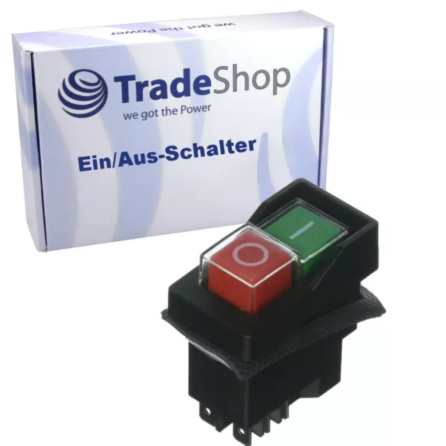 Maschinen Elektro Ein / Aus Schalter 230 V, 16 A, IP 54 Taster Hauptschalter