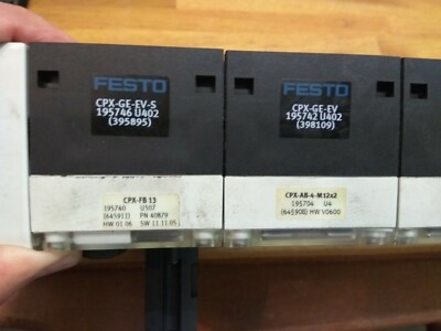 Festo Profibus Module FESTO CONTROL DE electrovalvulas PROFIBUS /Festo PROFIBUS solenoid ...