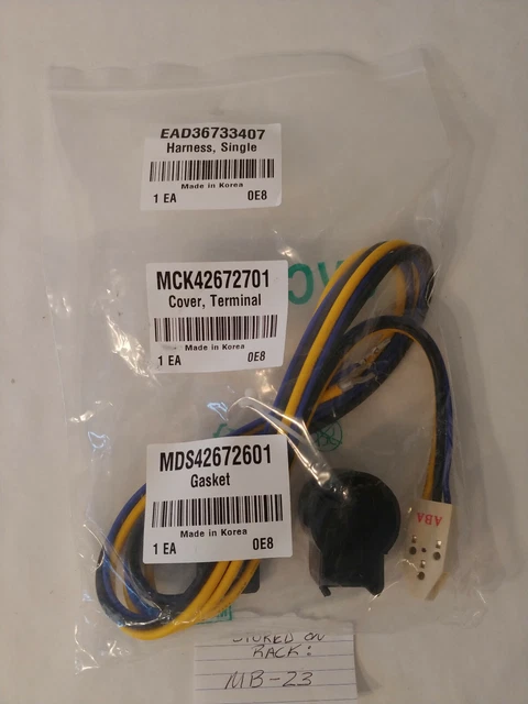 Compressor Harness EAD36733408 MCK42672701 MDS42672601Terminal Gasket