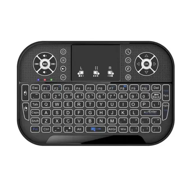 fr Bluetooth-compatible 2.4G Air Mouse Touchpad Wireless Keyboard for TV Box