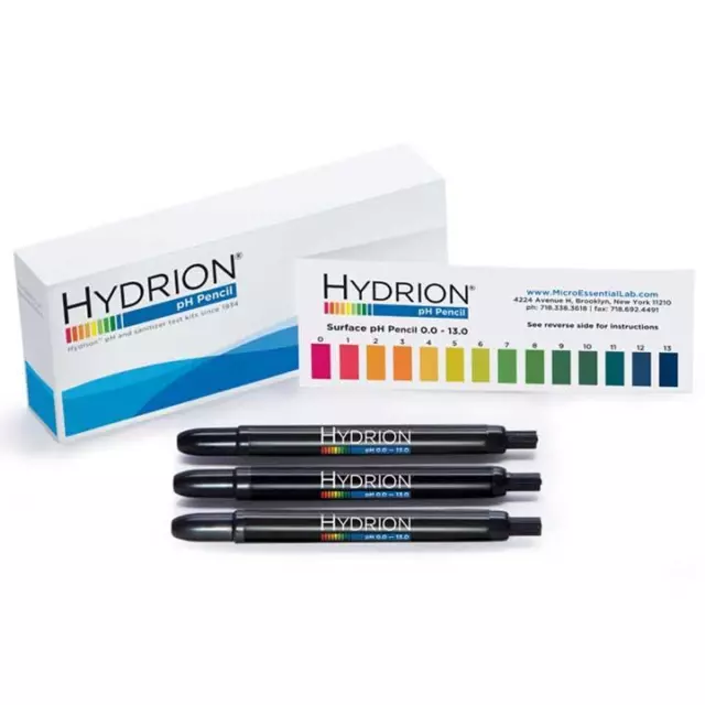 Crayon de test de pH, plage 0-13, crayons Pk/3, test de pH de surface