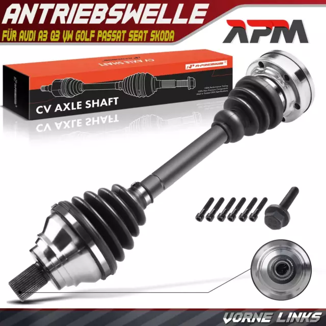 Antriebswelle Vorne Links für Audi A3 8P 8V VW Golf Passat Jetta Schaltgetriebe